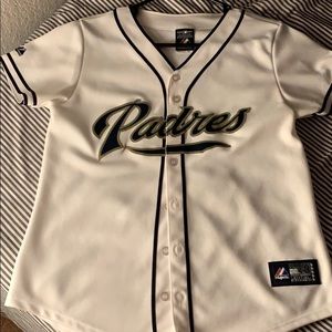 Women’s White Padres MLB Jersey